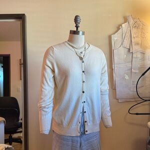 Boden women’s Cream Cardigan Sweater in size US 10